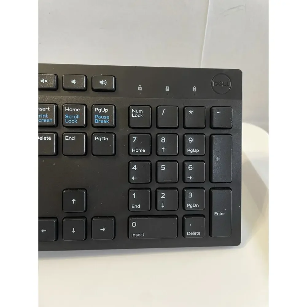 Dell KB216-BK-US Slim Wired USB Keyboard Quiet Keys